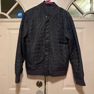 Men's Black Quilted Jacket